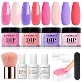 Vitality Girl - 12Pcs Dip Powder Nail Kit Starter Kit